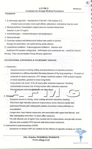 FMGE Notes - General Medicine
