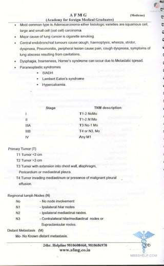 FMGE Notes - General Medicine