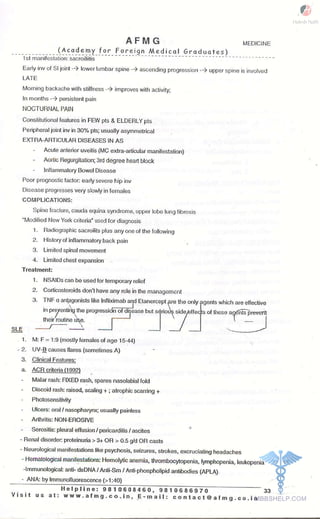FMGE Notes - General Medicine