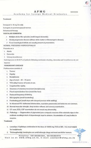 FMGE Notes - General Medicine