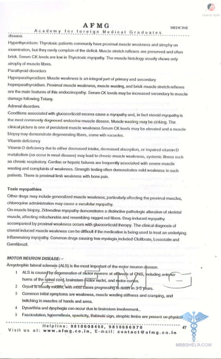 FMGE Notes - General Medicine