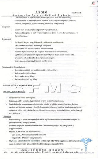 FMGE Notes - General Medicine