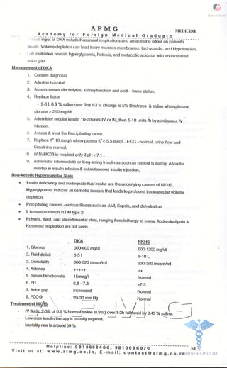 FMGE Notes - General Medicine