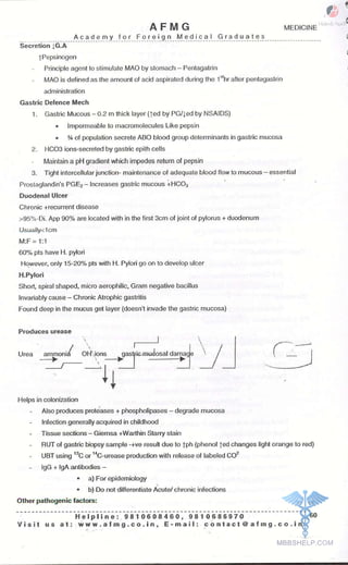 FMGE Notes - General Medicine