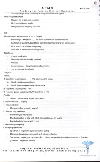 FMGE Notes - General Medicine