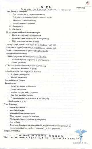 FMGE Notes - General Medicine