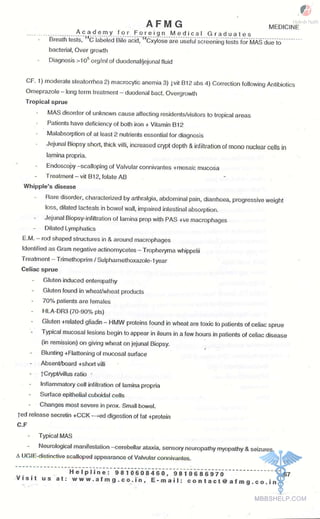 FMGE Notes - General Medicine