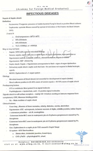 FMGE Notes - General Medicine