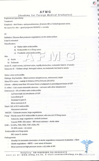 FMGE Notes - General Medicine