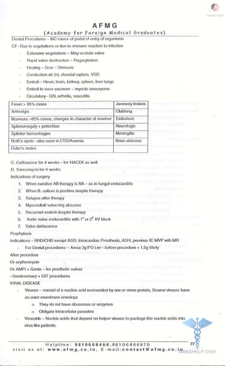 FMGE Notes - General Medicine