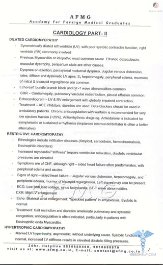 FMGE Notes - General Medicine