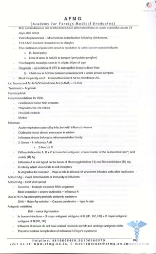 FMGE Notes - General Medicine