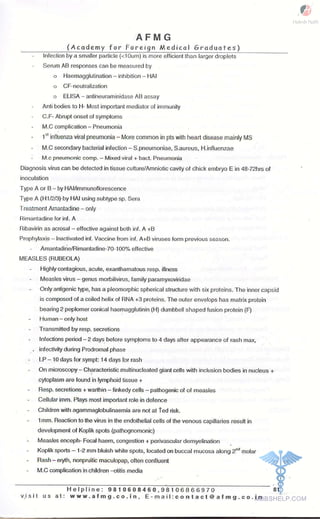 FMGE Notes - General Medicine