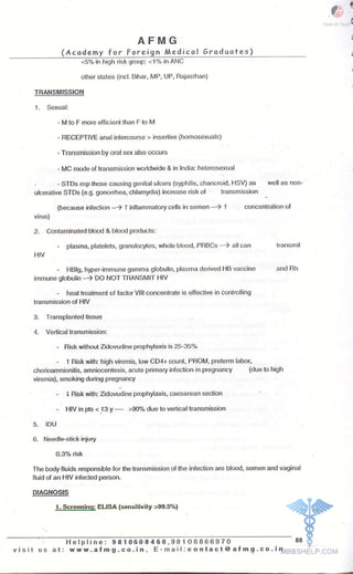 FMGE Notes - General Medicine