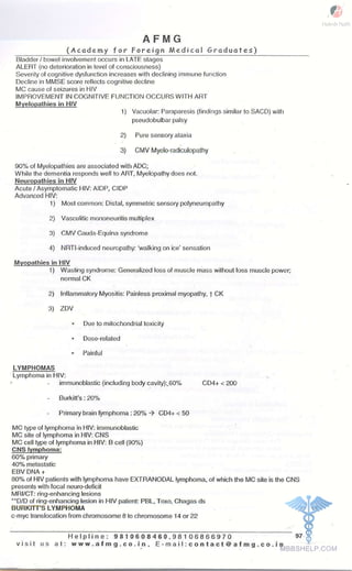 FMGE Notes - General Medicine