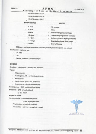 FMGE Notes - Pathology