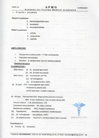 FMGE Notes - Pathology