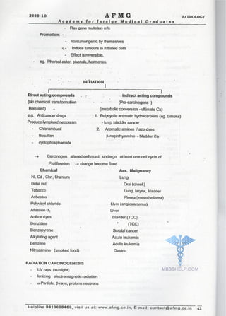 FMGE Notes - Pathology