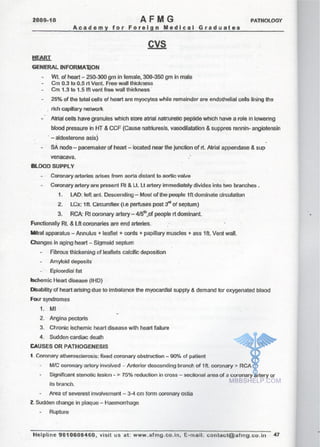 FMGE Notes - Pathology