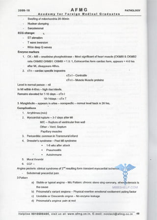 FMGE Notes - Pathology