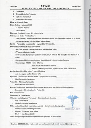 FMGE Notes - Pathology