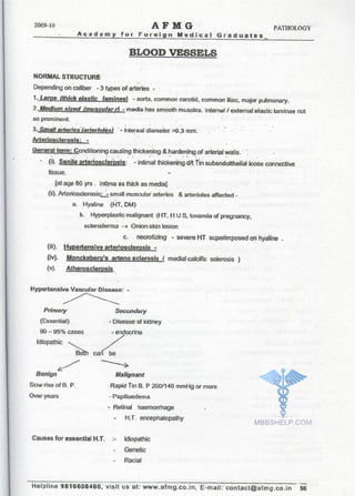 FMGE Notes - Pathology