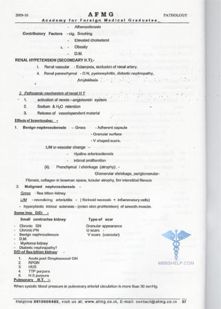 FMGE Notes - Pathology
