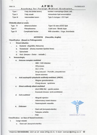 FMGE Notes - Pathology