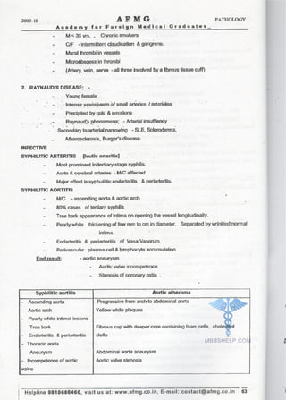 FMGE Notes - Pathology