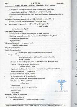 FMGE Notes - Pathology