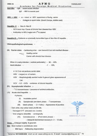 FMGE Notes - Pathology