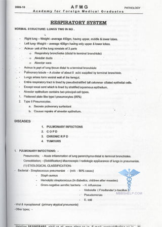 FMGE Notes - Pathology