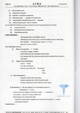 FMGE Notes - Pathology