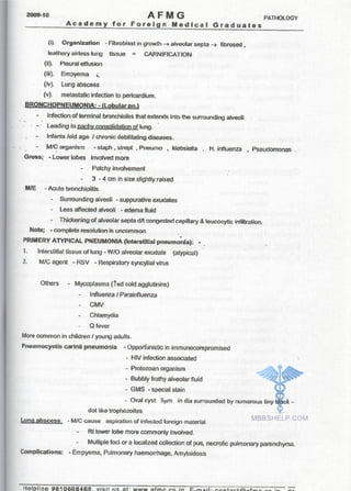 FMGE Notes - Pathology