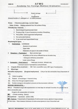 FMGE Notes - Pathology