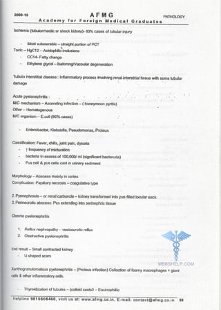 FMGE Notes - Pathology