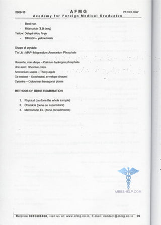 FMGE Notes - Pathology