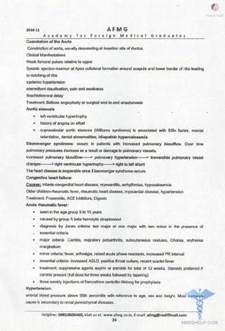 FMGE Notes - Pediatrics