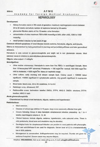 FMGE Notes - Pediatrics