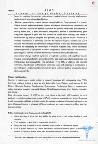 FMGE Notes - Pediatrics