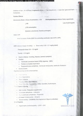 FMGE Notes - Pharmacology