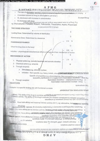 FMGE Notes - Pharmacology