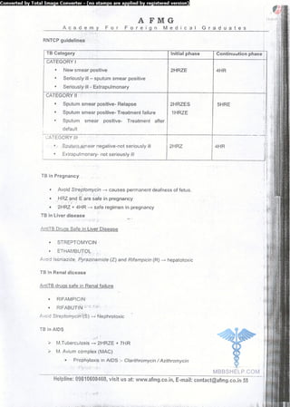 FMGE Notes - Pharmacology