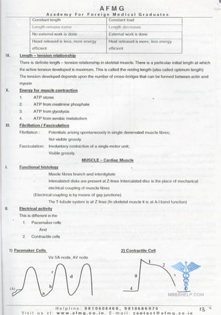 FMGE Notes - Physiology