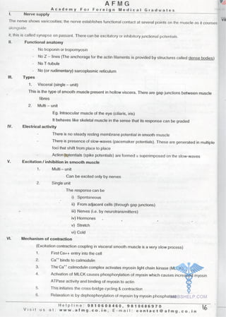 FMGE Notes - Physiology