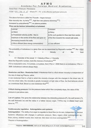 FMGE Notes - Physiology
