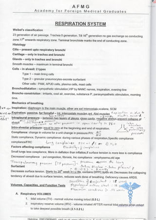 FMGE Notes - Physiology