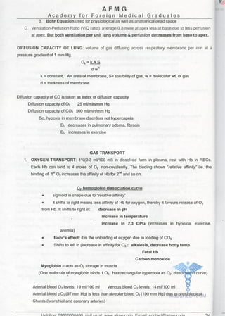 FMGE Notes - Physiology