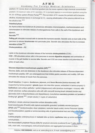 FMGE Notes - Physiology
