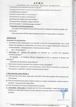 FMGE Notes - Physiology